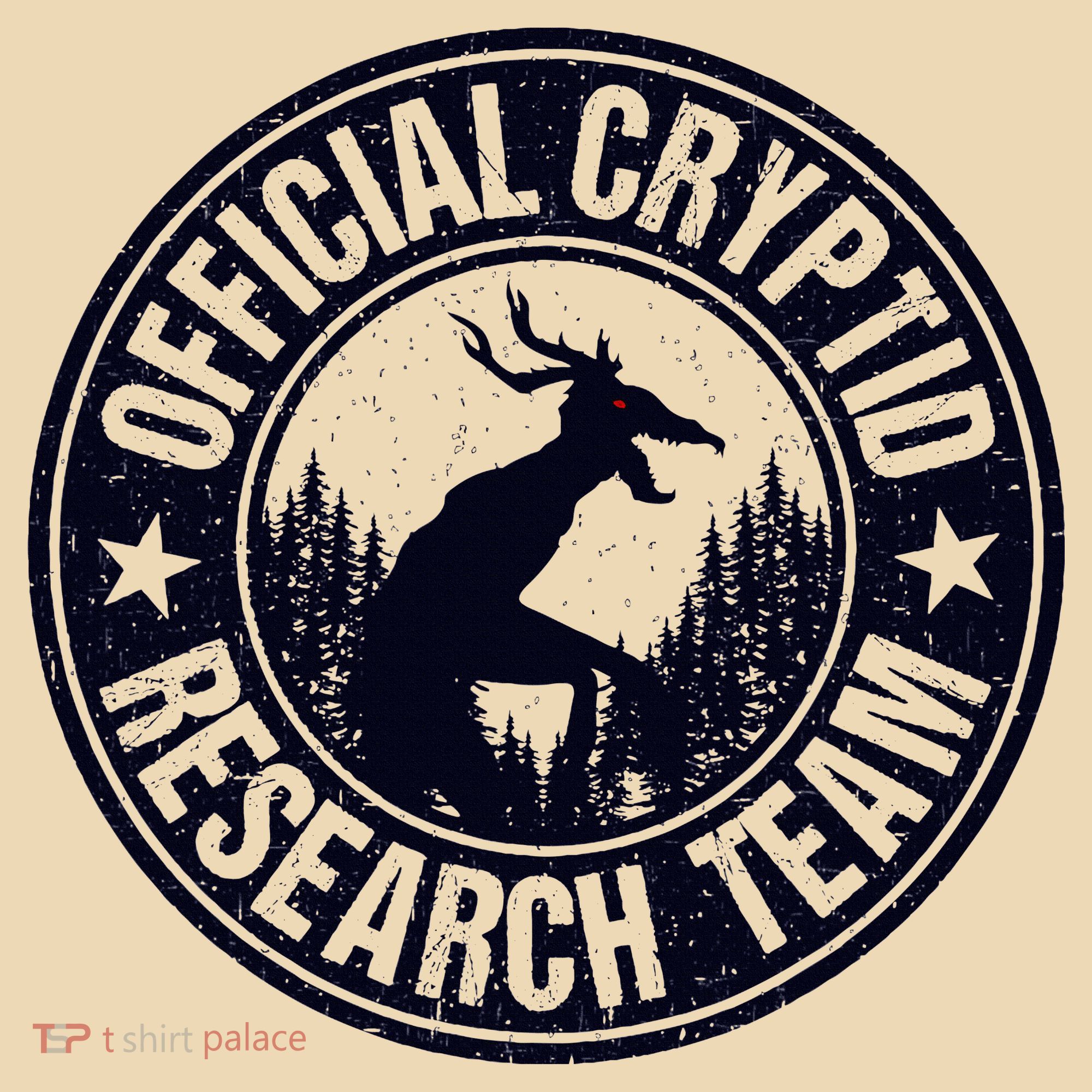 Cryptid Research Team Wendigo Retro Cryptozoology Tote Bag