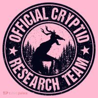 Cryptid Research Team Wendigo Retro Cryptozoology Coaster thumb 2