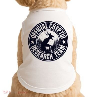Cryptid Research Team Wendigo Retro Cryptozoology Doggie Tank