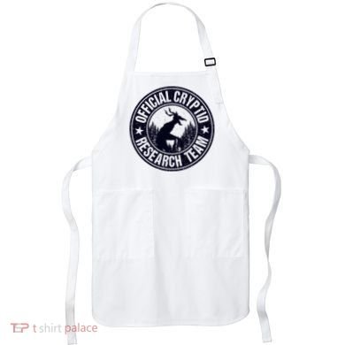 Cryptid Research Team Wendigo Retro Cryptozoology Apron