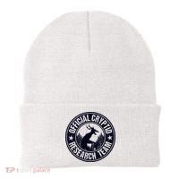 Cryptid Research Team Wendigo Retro Cryptozoology Beanie thumb 0