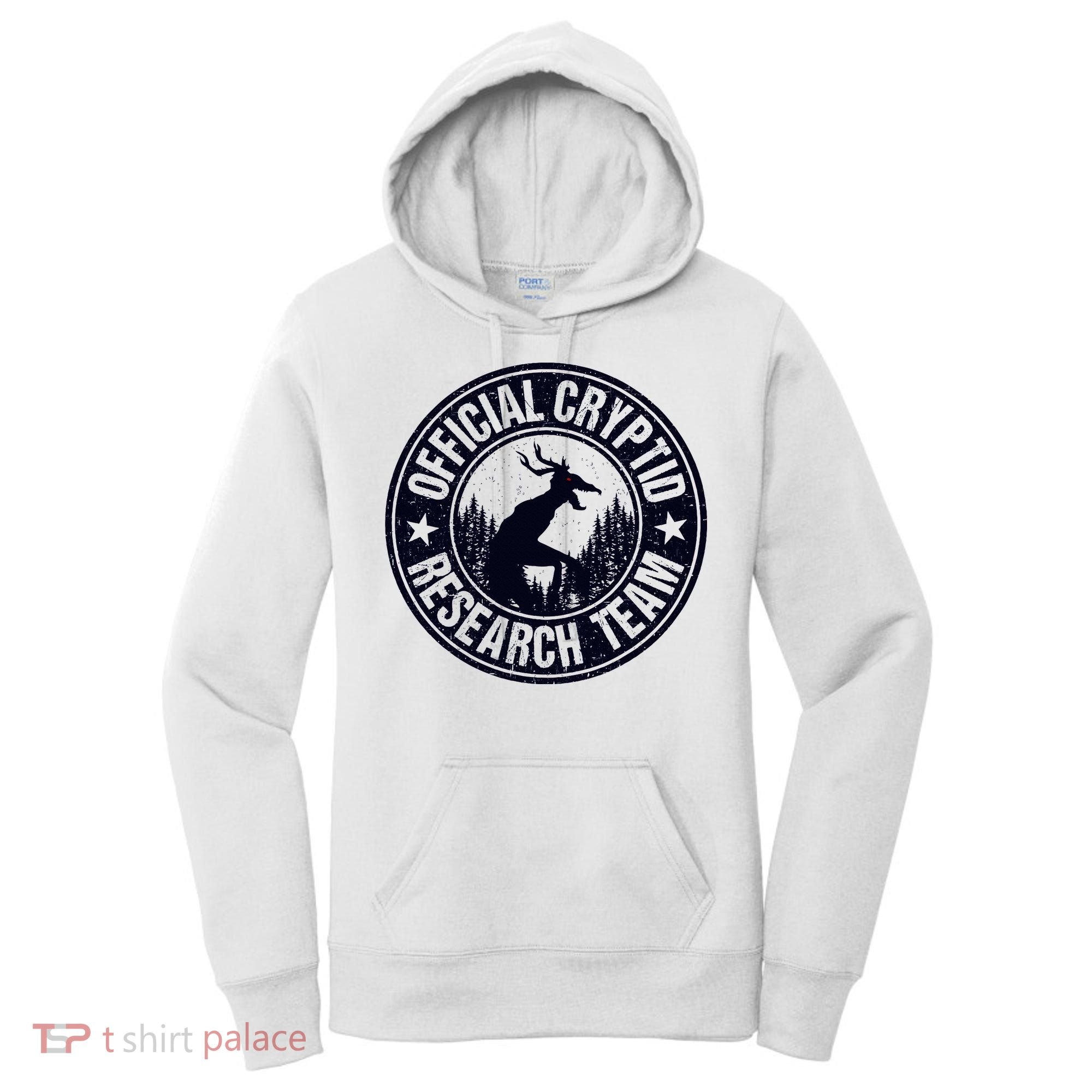 Cryptid Research Team Wendigo Retro Cryptozoology Women's Hoodie