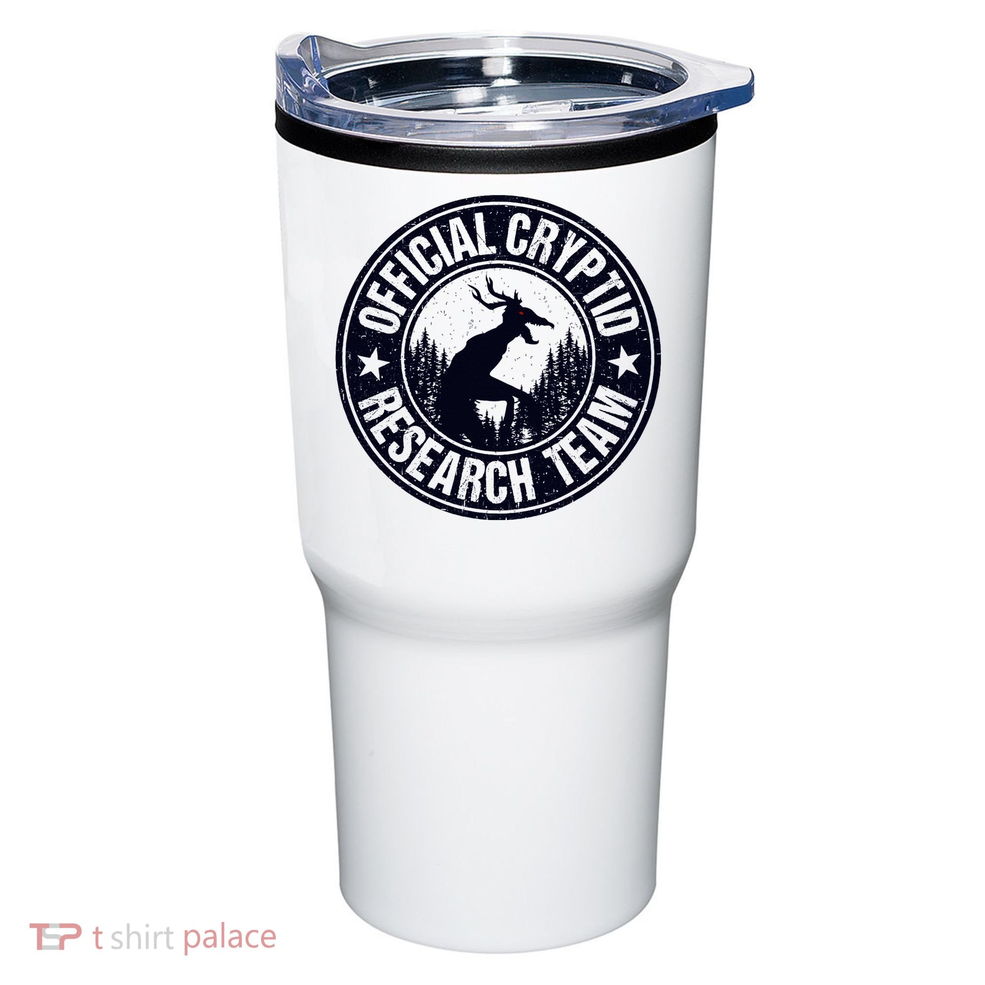 Cryptid Research Team Wendigo Retro Cryptozoology Tumbler