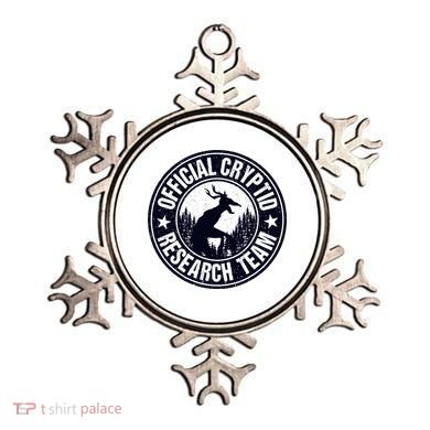 Cryptid Research Team Wendigo Retro Cryptozoology Ornament