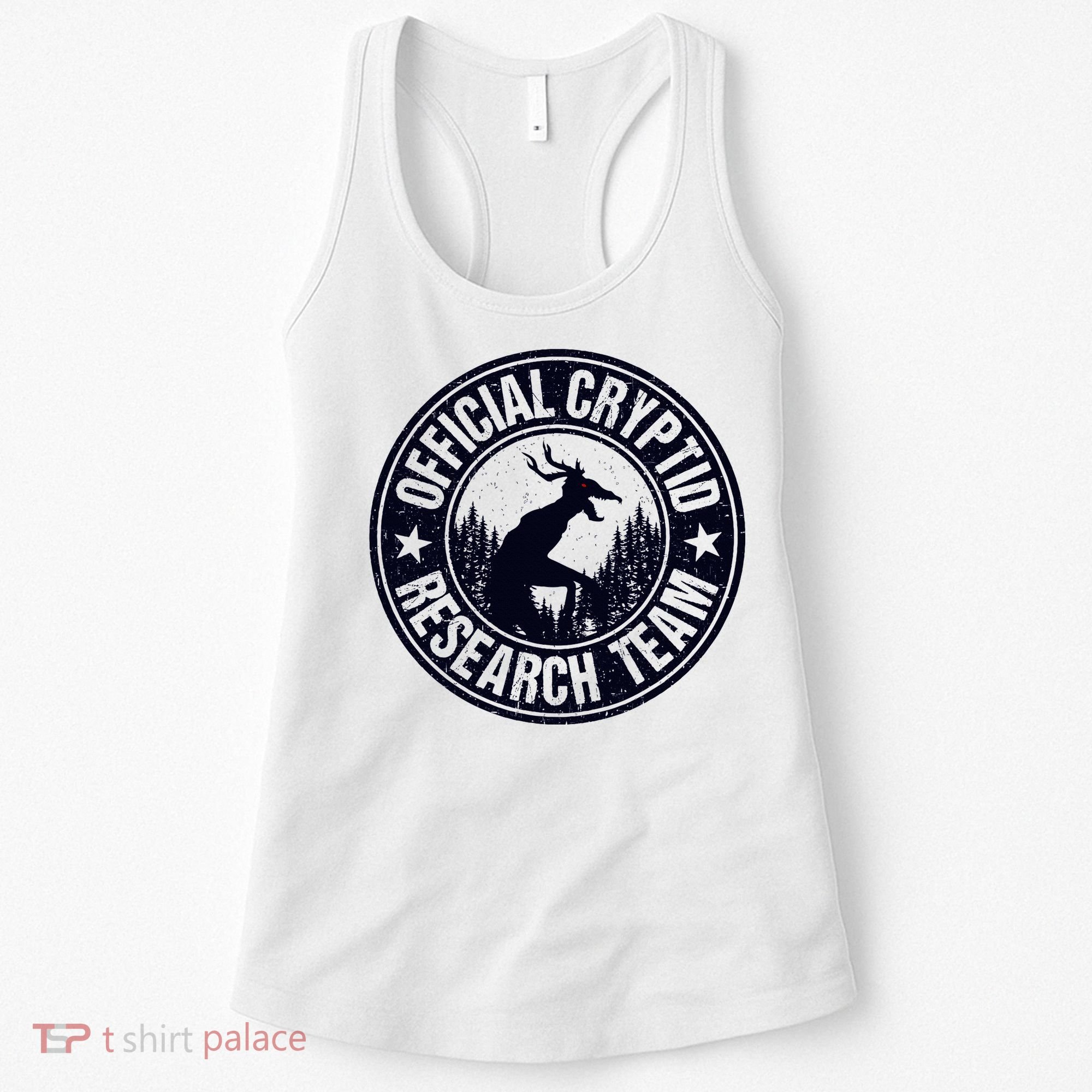 Cryptid Research Team Wendigo Retro Cryptozoology Women's Tank Top