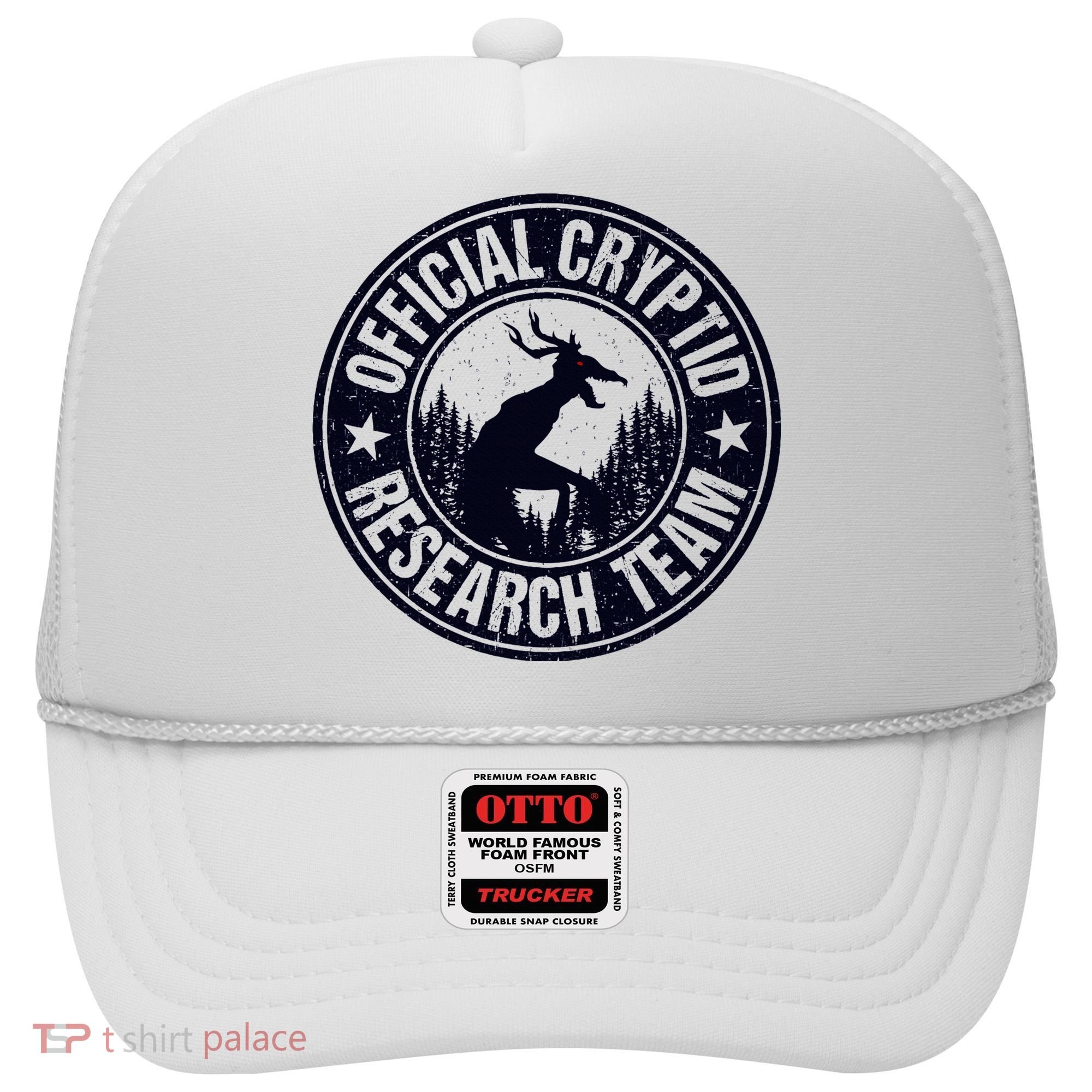 Cryptid Research Team Wendigo Retro Cryptozoology Hat