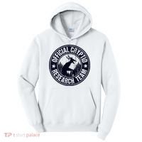 Cryptid Research Team Wendigo Retro Cryptozoology Tall Hoodie thumb 0