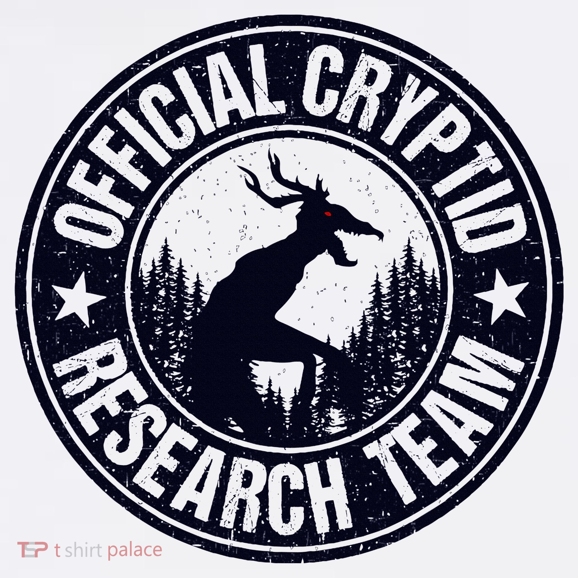 Cryptid Research Team Wendigo Retro Cryptozoology Tall Hoodie