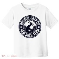 Cryptid Research Team Wendigo Retro Cryptozoology Toddler T-Shirt thumb 0