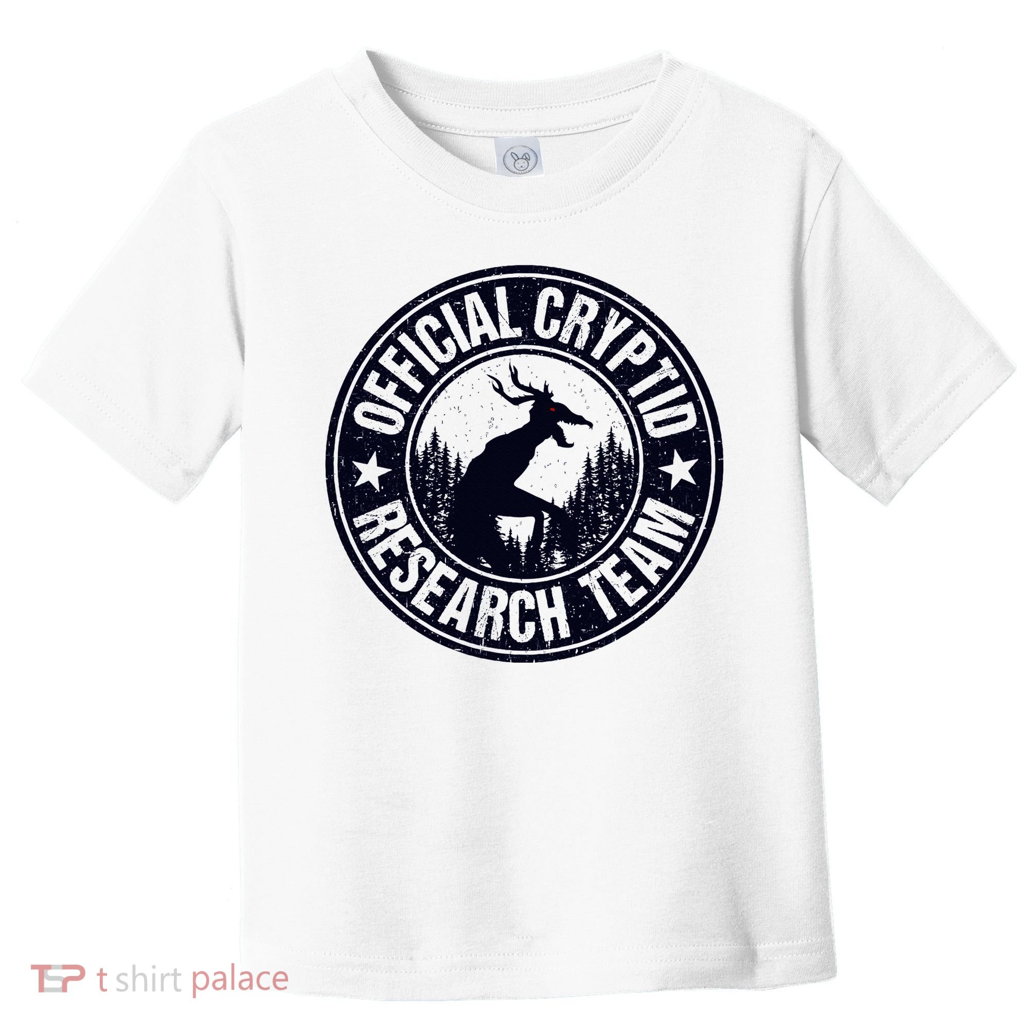 Cryptid Research Team Wendigo Retro Cryptozoology Toddler T-Shirt