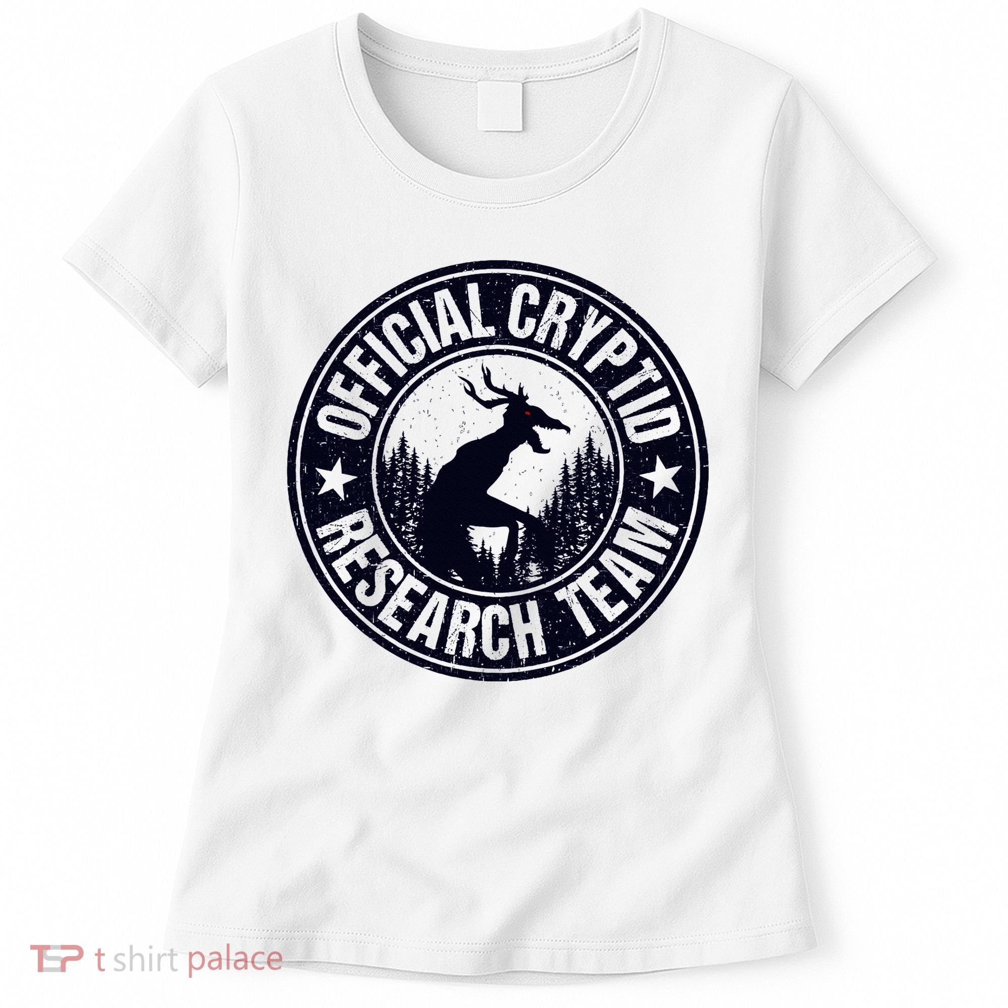 Cryptid Research Team Wendigo Retro Cryptozoology Women's T-Shirt