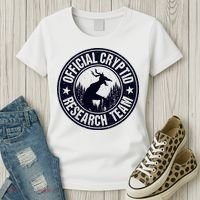 Cryptid Research Team Wendigo Retro Cryptozoology Women's T-Shirt thumb 3