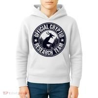 Cryptid Research Team Wendigo Retro Cryptozoology Kids Hoodie thumb 4