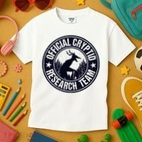 Cryptid Research Team Wendigo Retro Cryptozoology Kids T-Shirt thumb 3