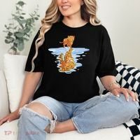 Cat Reflecting Tiger Comfort Colors T-Shirt thumb 2
