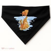 Cat Reflecting Tiger USA-Made Doggie Bandana thumb 0