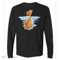 Cat Reflecting Tiger Comfort Colors Heavyweight Long Sleeve T-Shirt thumb 0