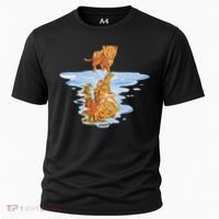 Cat Reflecting Tiger Cooling Performance Crew T-Shirt thumb 0