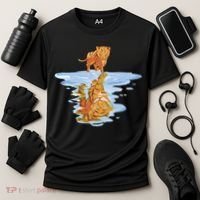 Cat Reflecting Tiger Cooling Performance Crew T-Shirt thumb 3