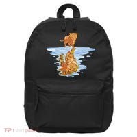 Cat Reflecting Tiger 16 in Basic Backpack thumb 0
