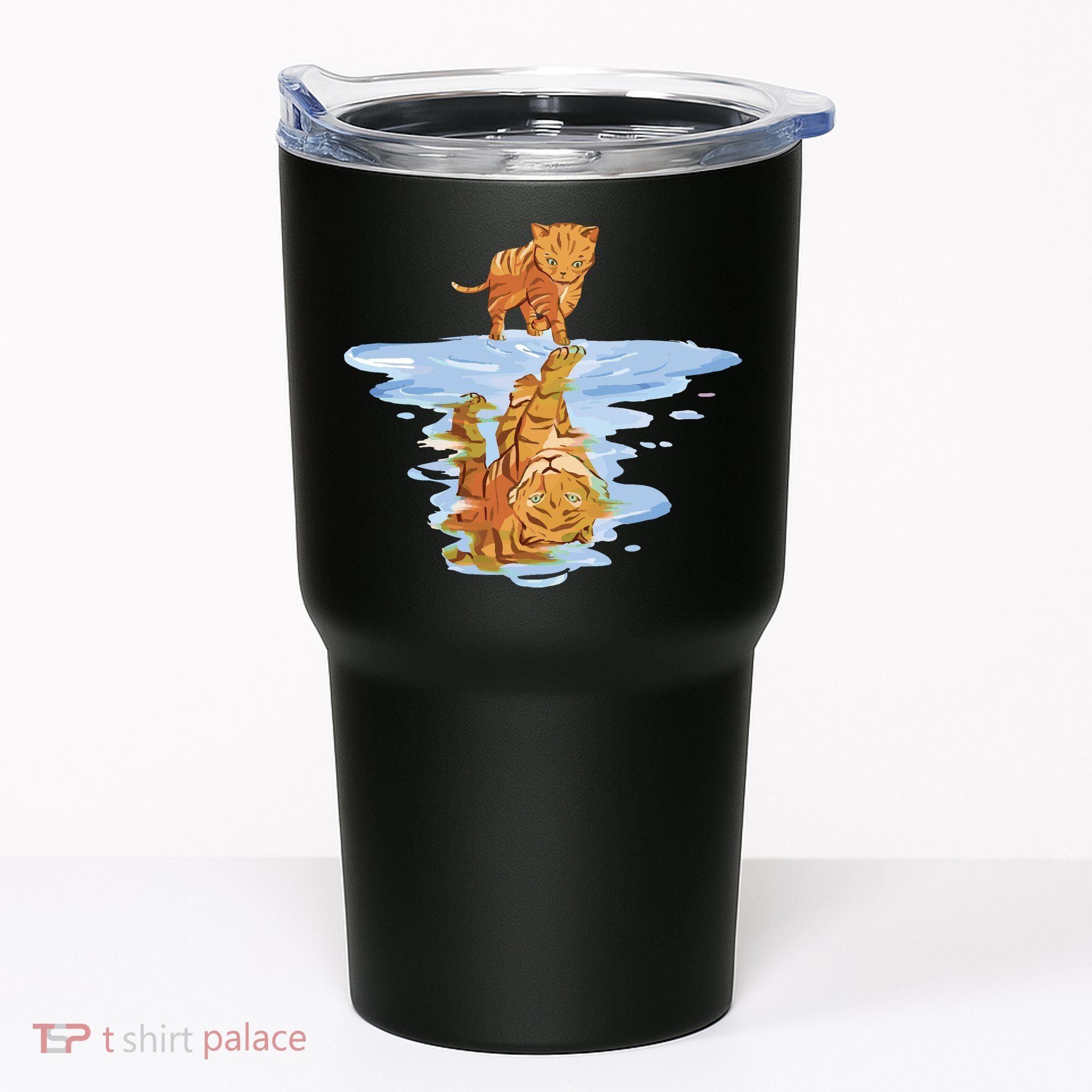 Cat Reflecting Tiger Tumbler