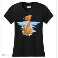 Cat Reflecting Tiger Women's Cooling Performance Crew T-Shirt thumb 0