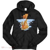 Cat Reflecting Tiger Tie Dye Hoodie thumb 0