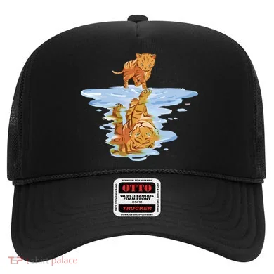 Cat Reflecting Tiger Hat