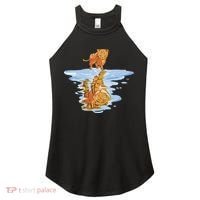 Cat Reflecting Tiger Women's Perfect Tri Rocker Tank thumb 0