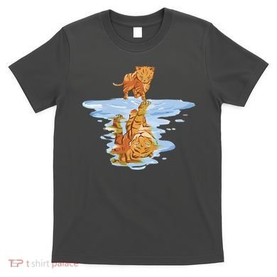 Cat Reflecting Tiger T-Shirt