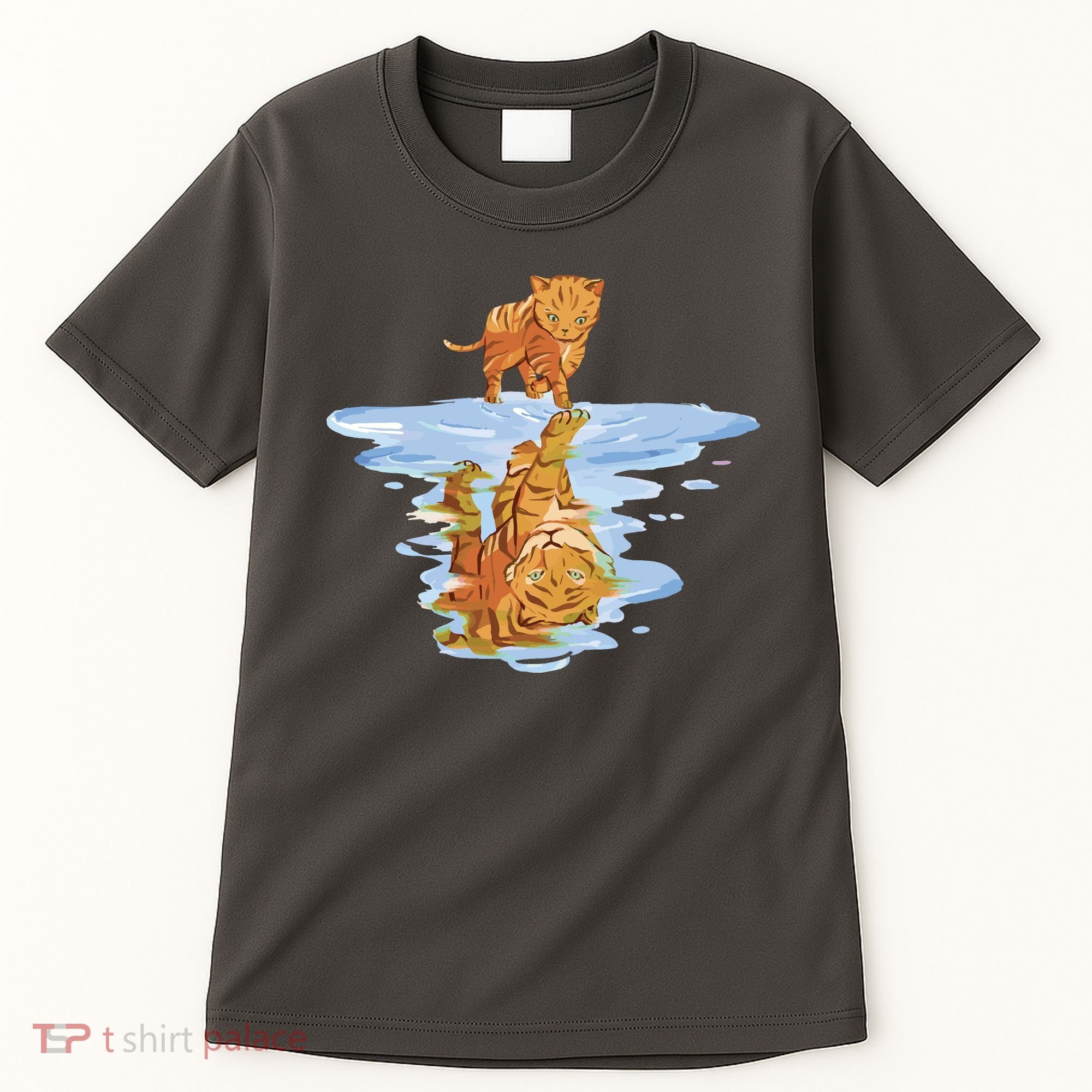 Cat Reflecting Tiger Tall T-Shirt