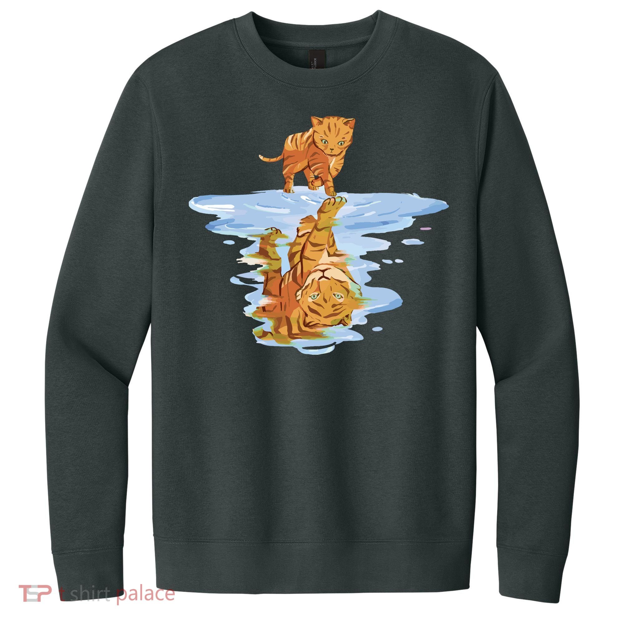 Cat Reflecting Tiger V.I.T. Fleece Crew Sweatshirt