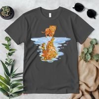Cat Reflecting Tiger Premium T-Shirt thumb 2