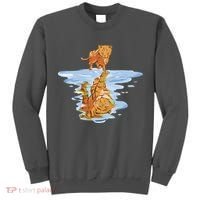 Cat Reflecting Tiger Tall Sweatshirt thumb 0