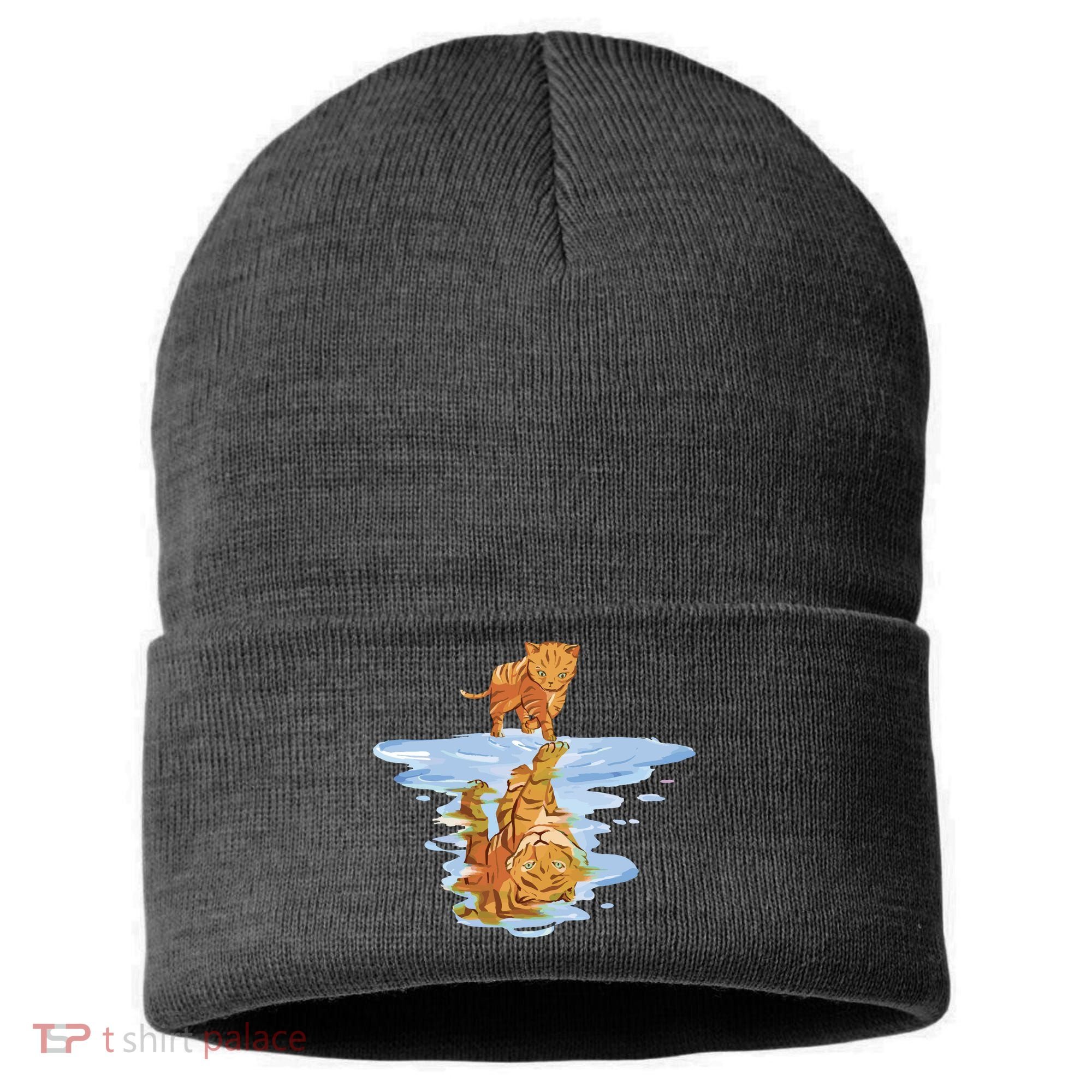 Cat Reflecting Tiger Sustainable Knit Beanie