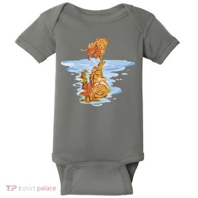 Cat Reflecting Tiger Baby Bodysuit