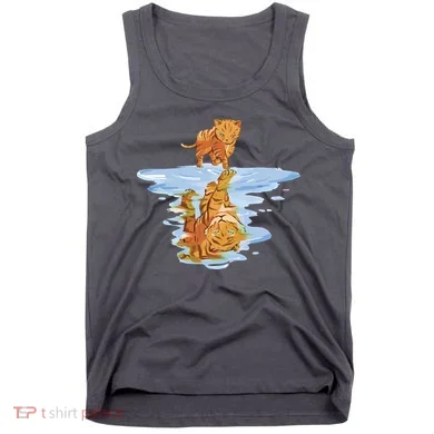 Cat Reflecting Tiger Tank Top