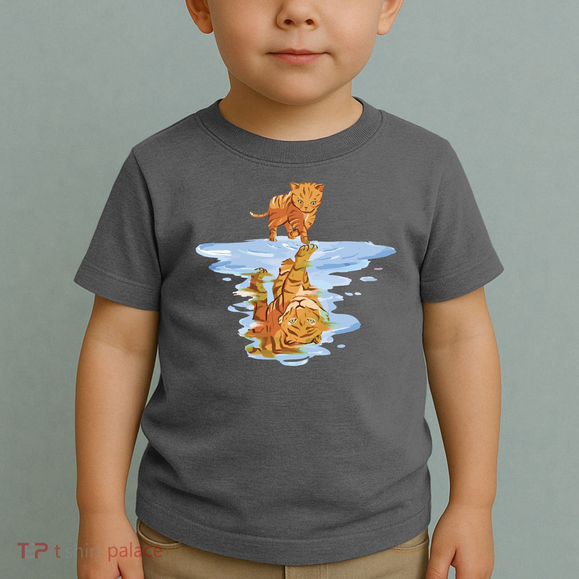 Cat Reflecting Tiger Toddler T-Shirt