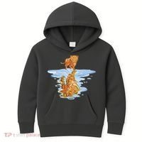 Cat Reflecting Tiger Kids Hoodie thumb 0