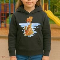 Cat Reflecting Tiger Kids Hoodie thumb 3