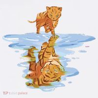 Cat Reflecting Tiger Garment-Dyed Sweatshirt thumb 2