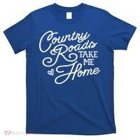 Country Roads Take Me Home Vintage Gift T-Shirt thumb 0