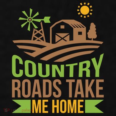 Country Roads Take Me Home Ladies PosiCharge Tri-Blend Wicking Tank