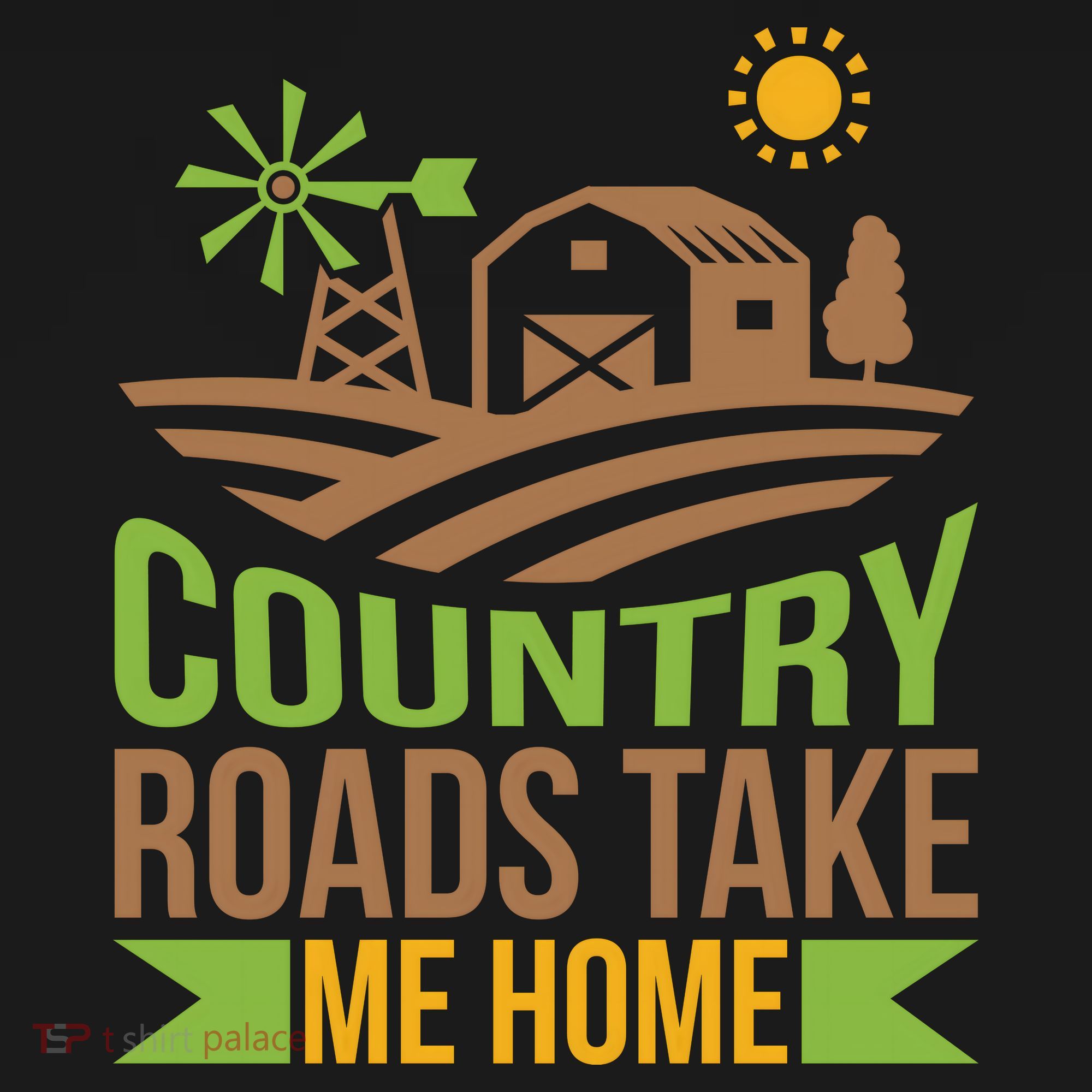 Country Roads Take Me Home Tote Bag