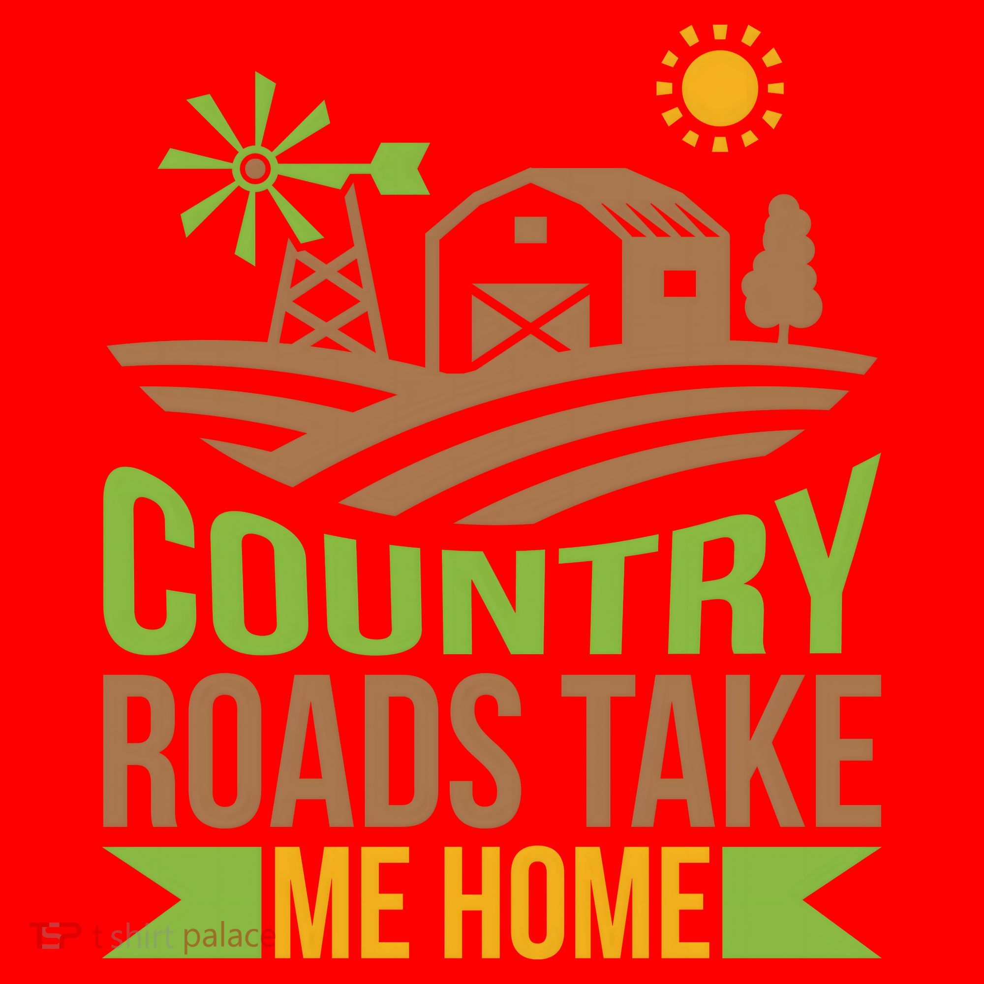 Country Roads Take Me Home Santa Hat