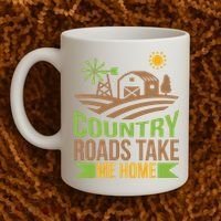 Country Roads Take Me Home Coffee Mug thumb 2
