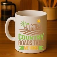 Country Roads Take Me Home Coffee Mug thumb 4