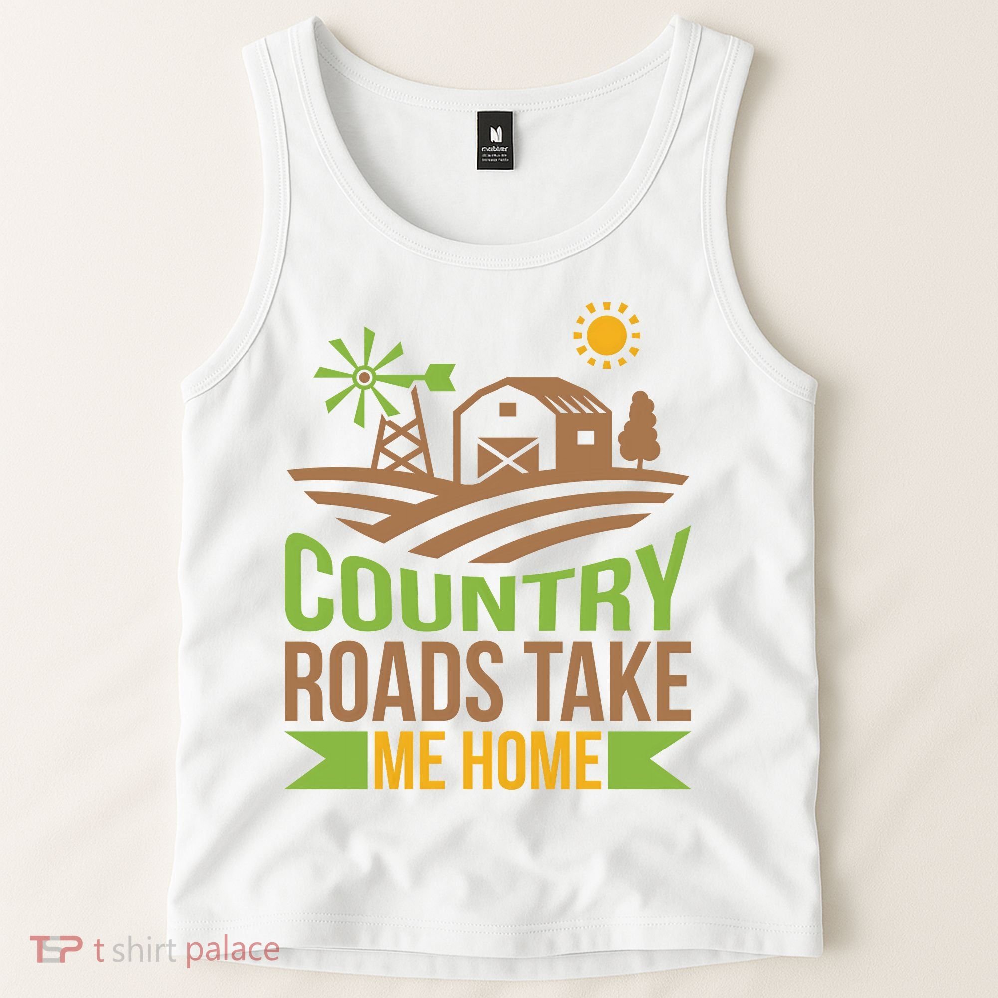 Country Roads Take Me Home Tank Top
