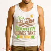 Country Roads Take Me Home Tank Top thumb 3