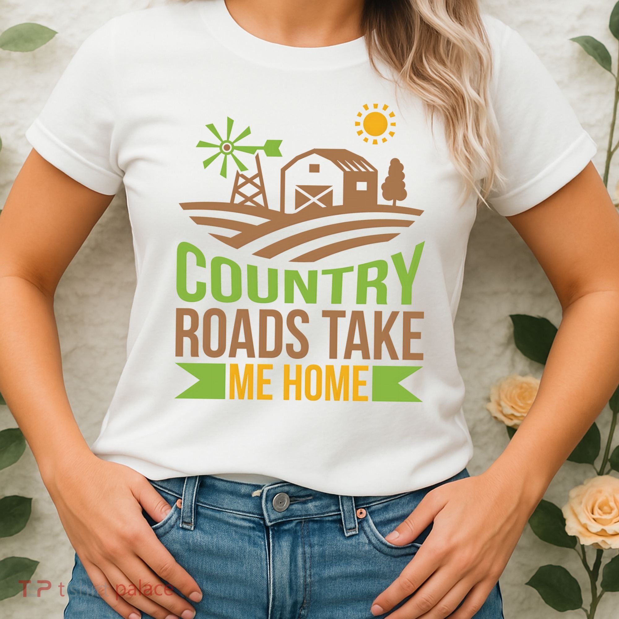Country Roads Take Me Home Women's T-Shirt